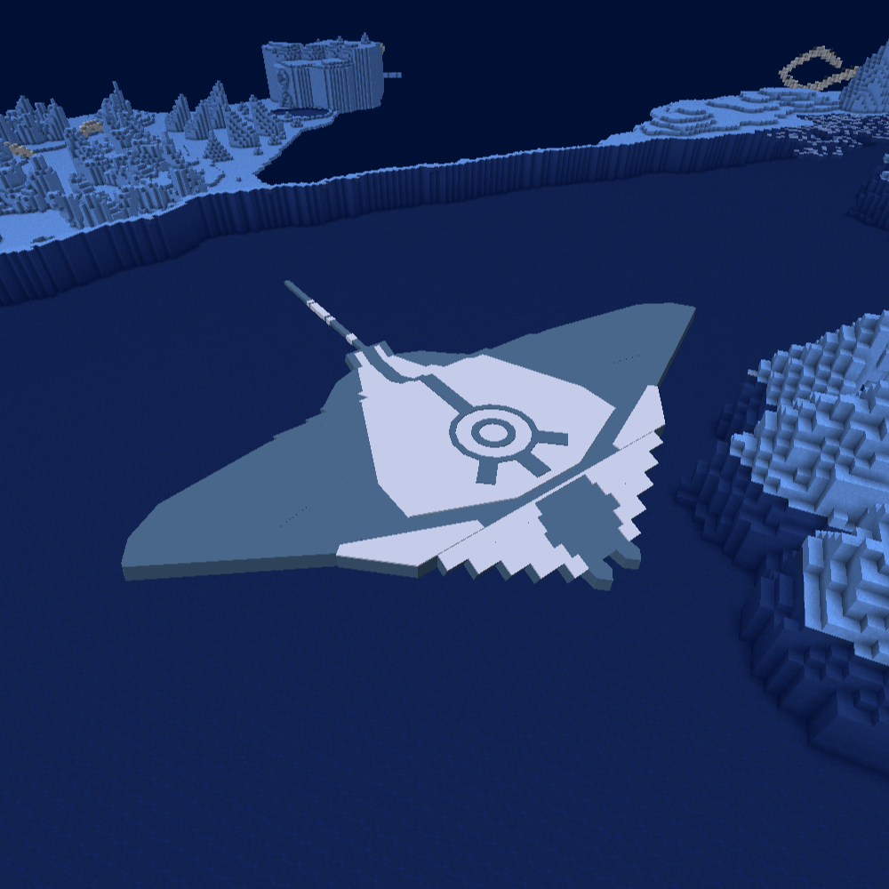 A Hopper Manta in the Ice Sector