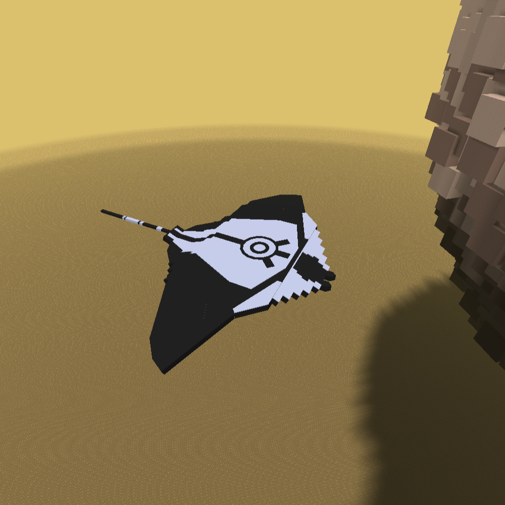 A Black Manta at the Shell