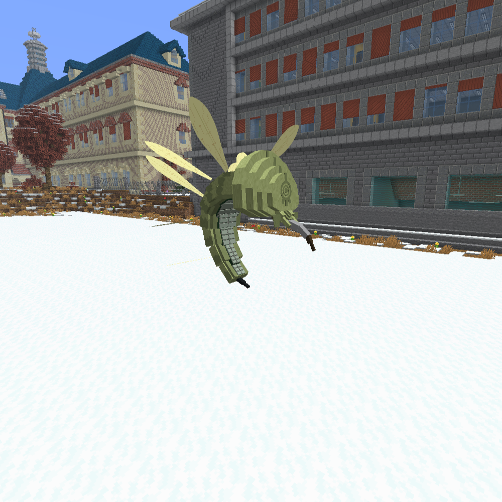 A Hornet above Kadic's football field