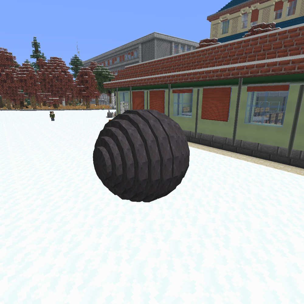 A Megatank near Kadic's cafeterias, with Ulrich's NPC nearby